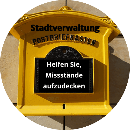 Briefkasten rund